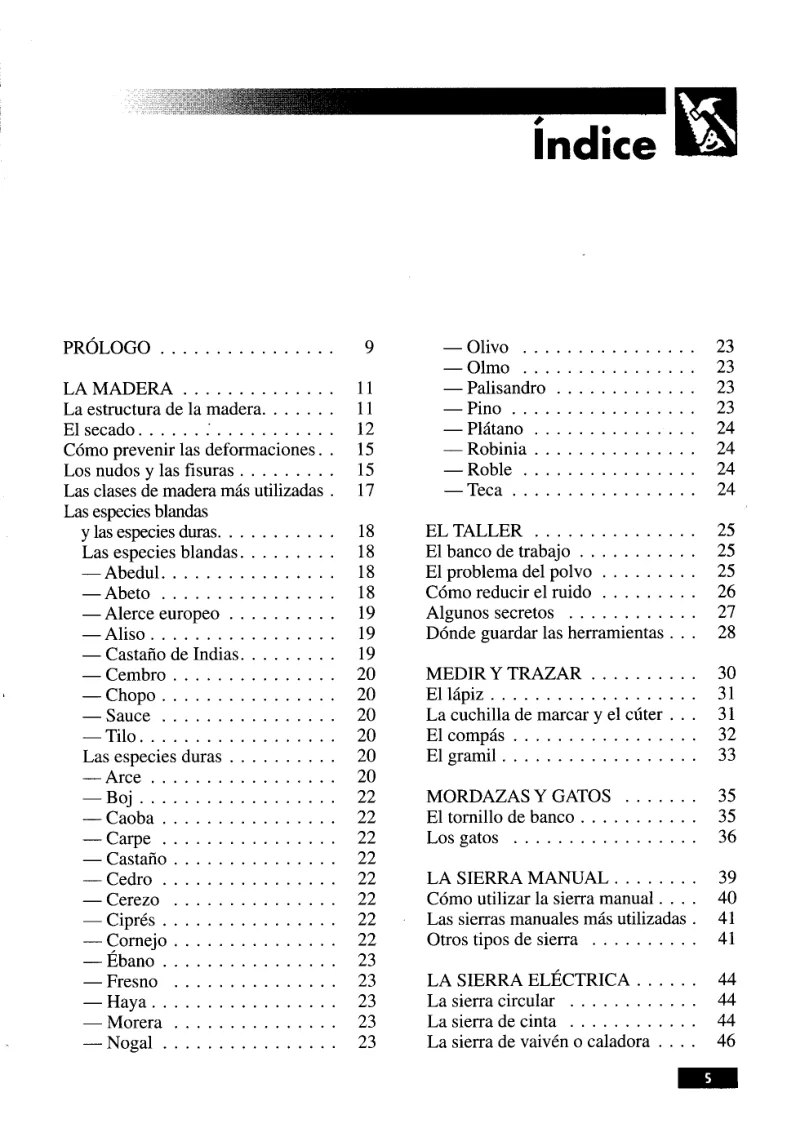 Página 2 del PDF Carpintería para principiantes — curso básico desde cero
