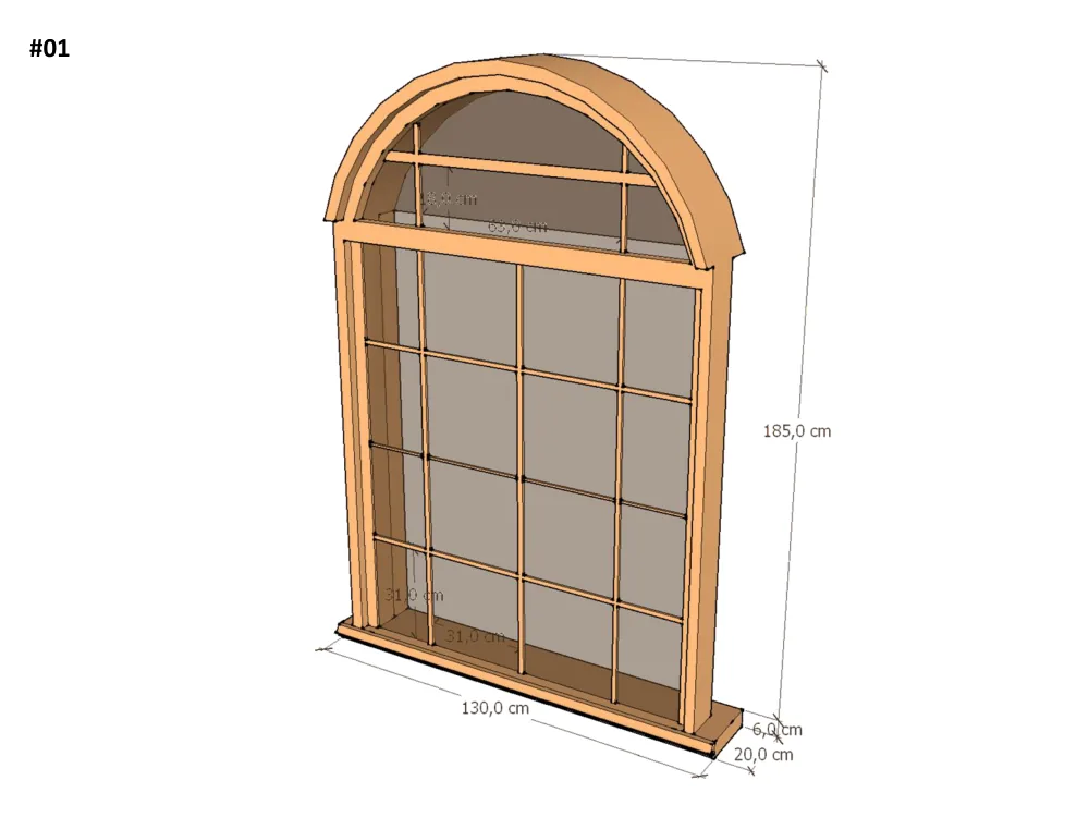 Página 2 del PDF Ventanas de madera: planos y construcción