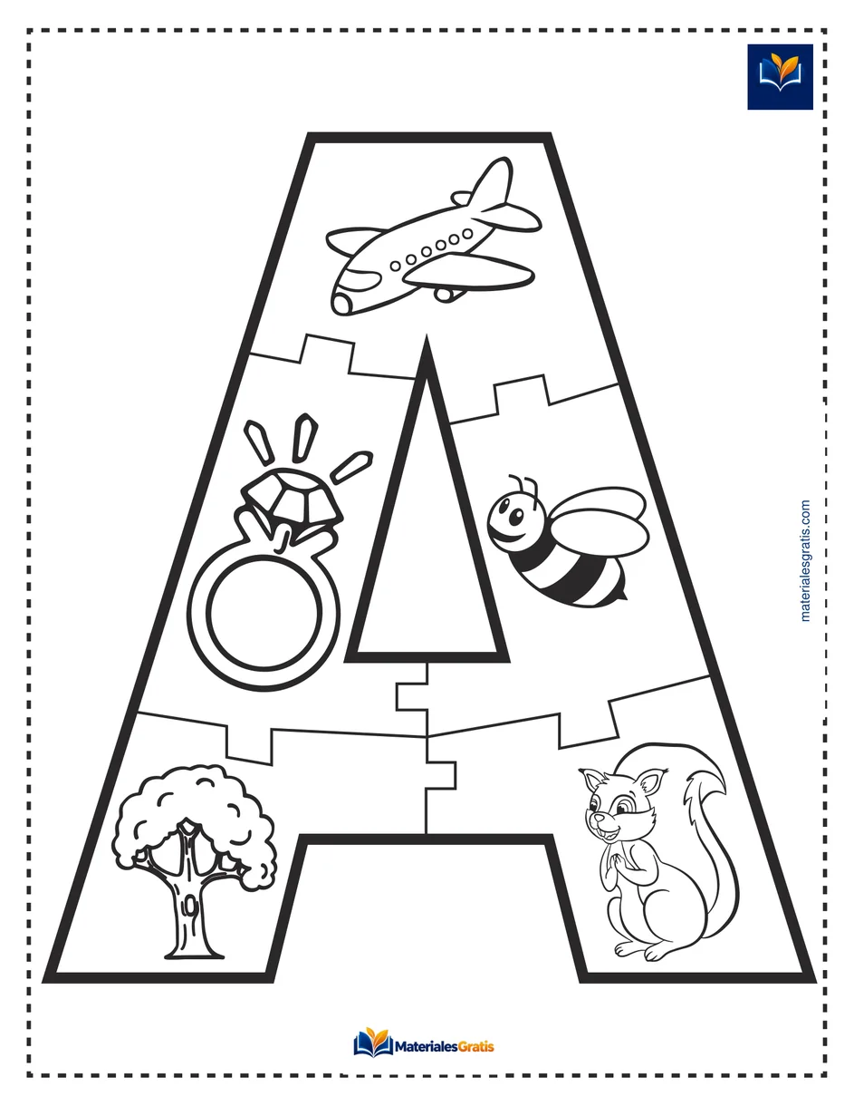 Página 2 del PDF Vocales para niños: fichas y actividades imprimibles